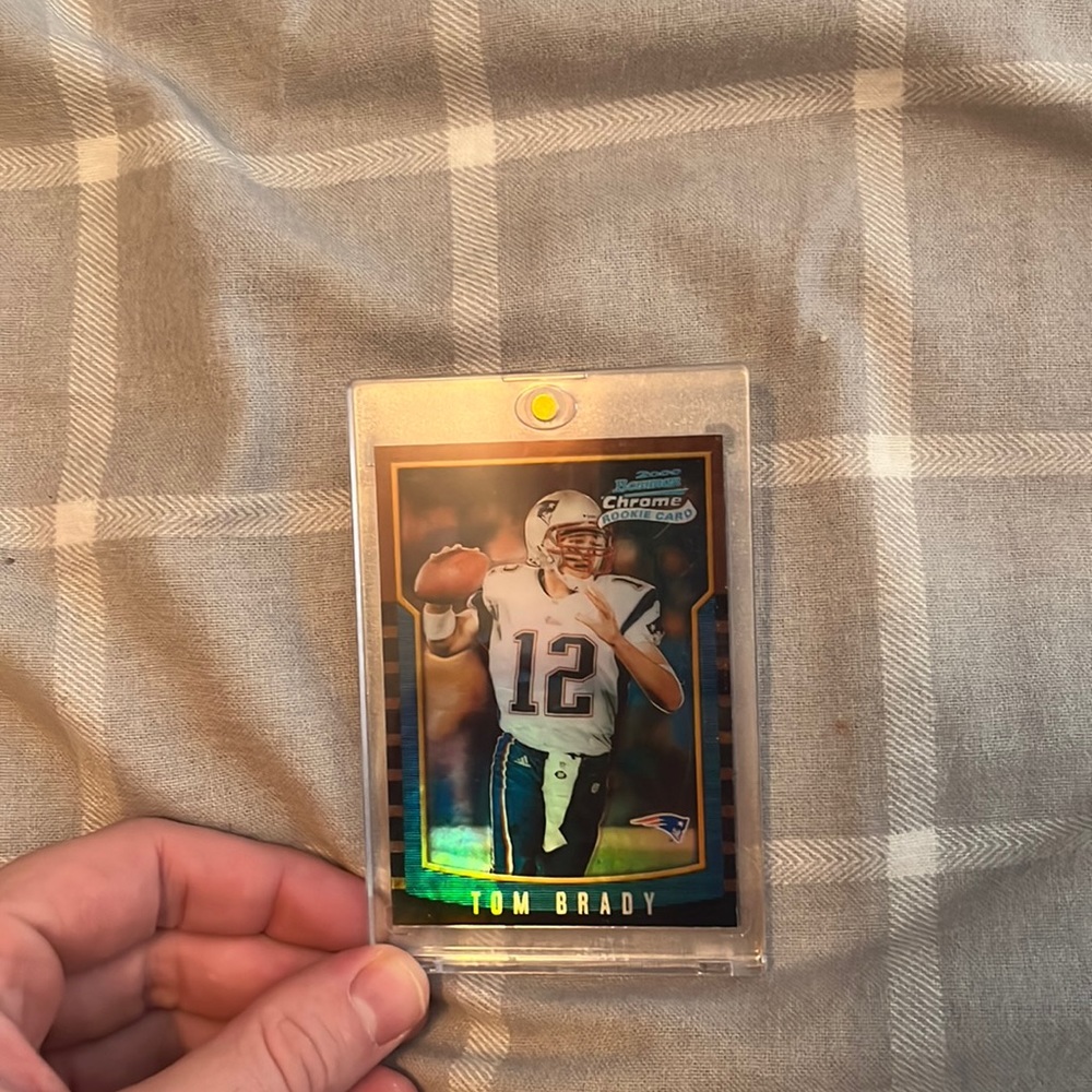 Tom Brady Bowman Chrome rookie